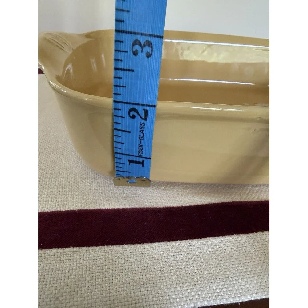 Emile Henry Rectangular Baking Dish In Provence Yellow NEW NEVER USED France
